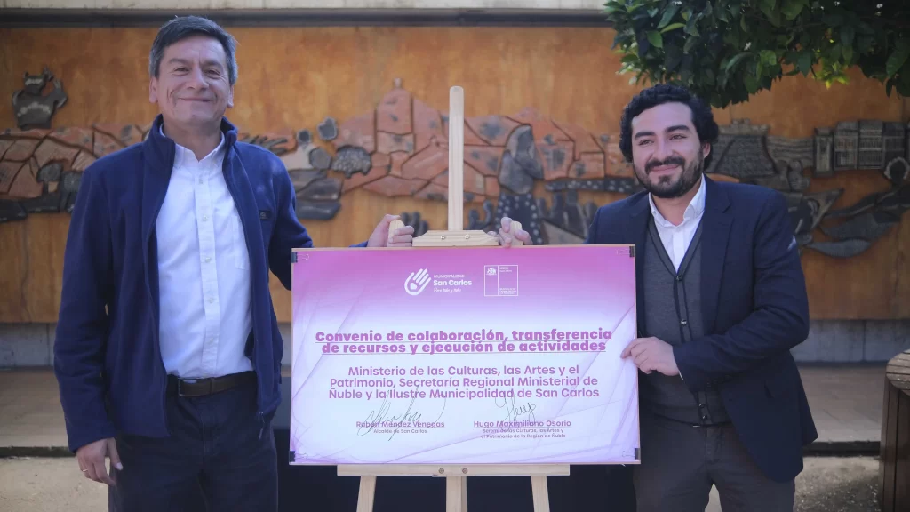 Municipalidad de San Carlos y SEREMI de las Culturas sellan alianza para impulsar la gestión cultural en Punilla