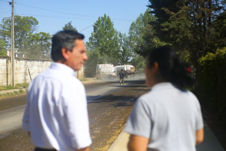 Más de 80 kilómetros de caminos serán tratados con el programa de matapolvo municipal de San Carlos