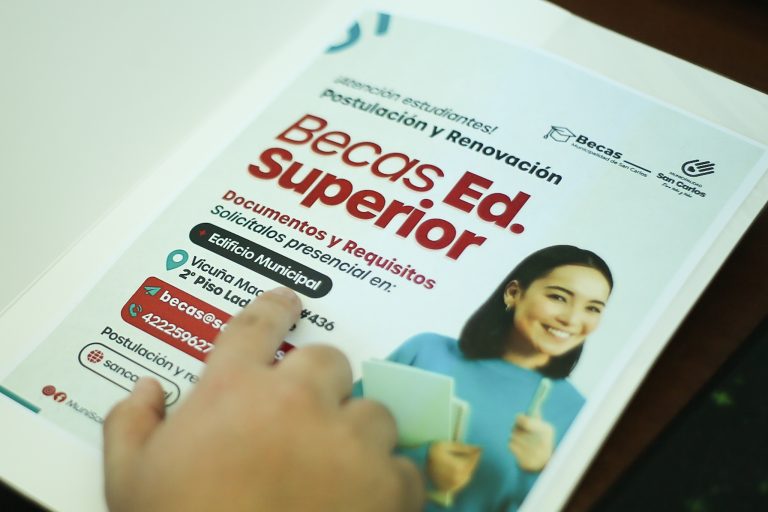 Municipio de San Carlos inicia postulación a becas municipales y aumenta su presupuesto en más del 27%