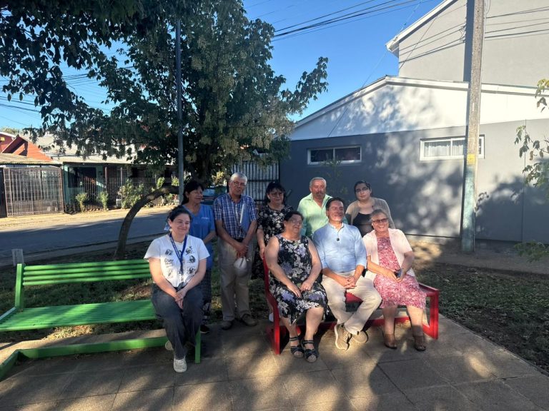 Avanza la reconstrucción: Reanudan trabajos en la sede del barrio Lagos de Chile