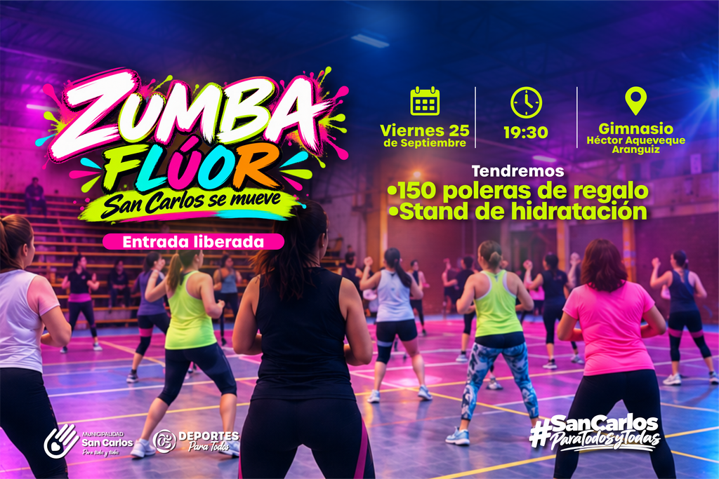 San Carlos se mueve al ritmo de la Zumba este fin de semana