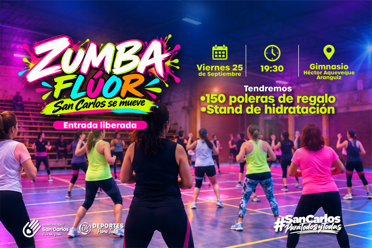 San Carlos se mueve al ritmo de la Zumba este fin de semana