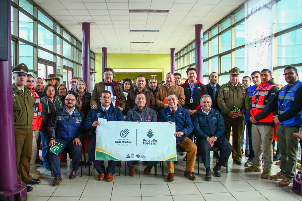 San Carlos pone en marcha la primera Patrulla Forestal Municipal de Ñuble para reforzar la prevención de incendios